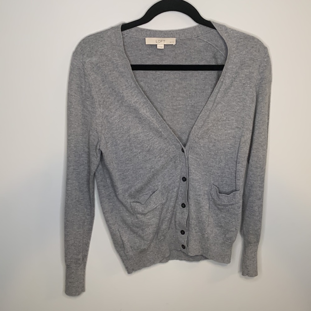 LOFT Pocket V-Neck Cardigan